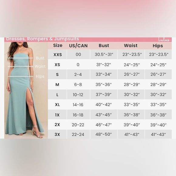 Lulus Reinette High-Low Midi Cocktail Dress w/ Skinny Straps & V-Neck NWT - Picture 7 of 7